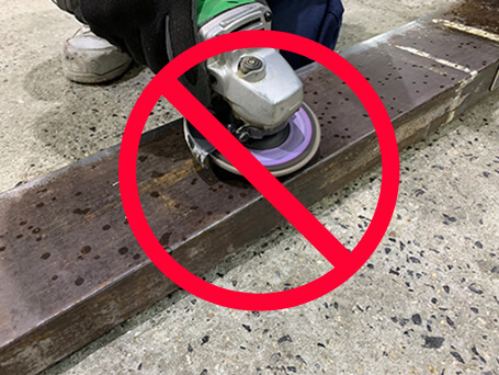 フォークを削ると車検でNG