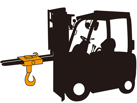 フックの吊り具は安全性高いが、取り付けに時間がかかる